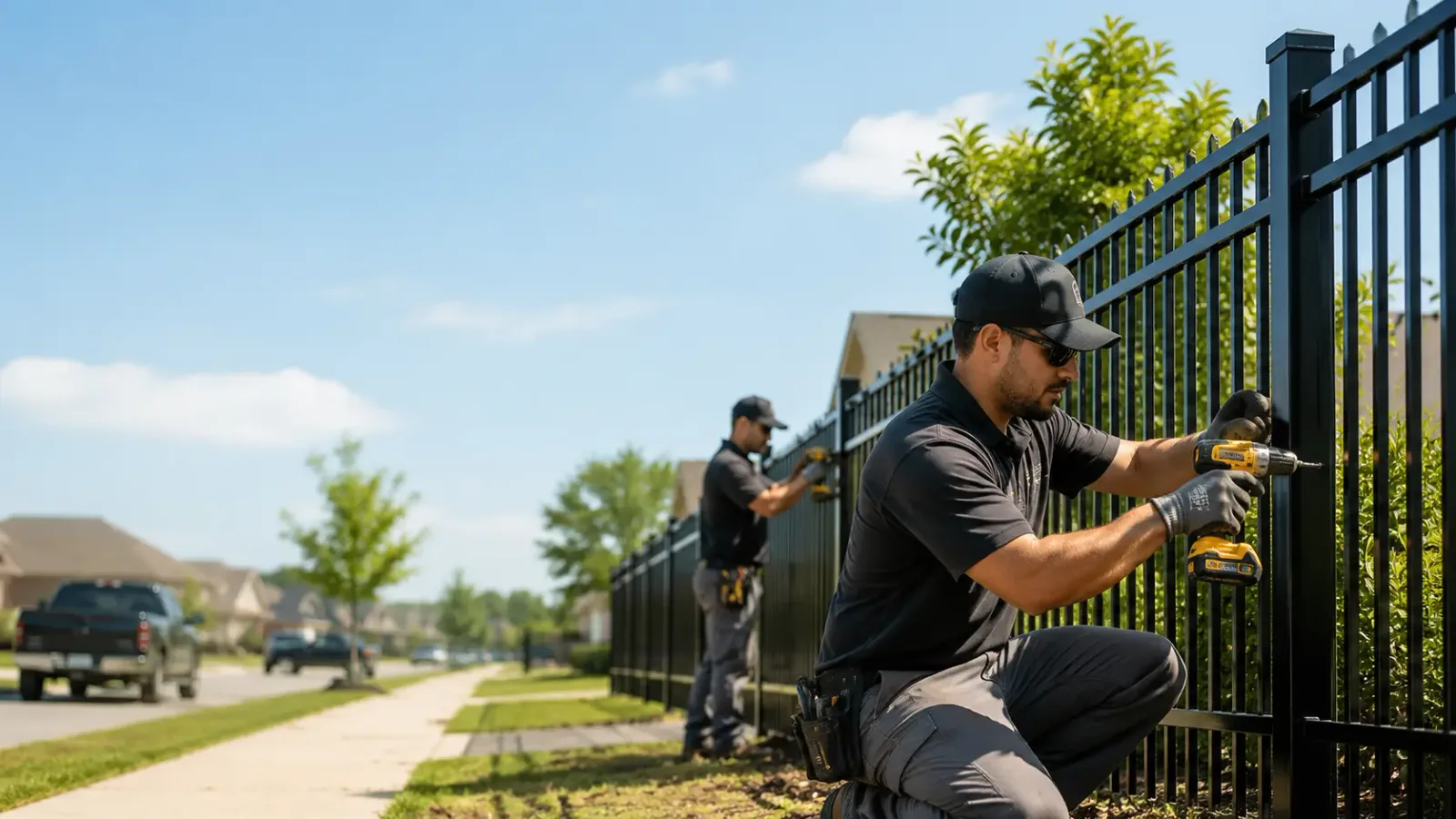 Metal Fence Installation in Moore, OK